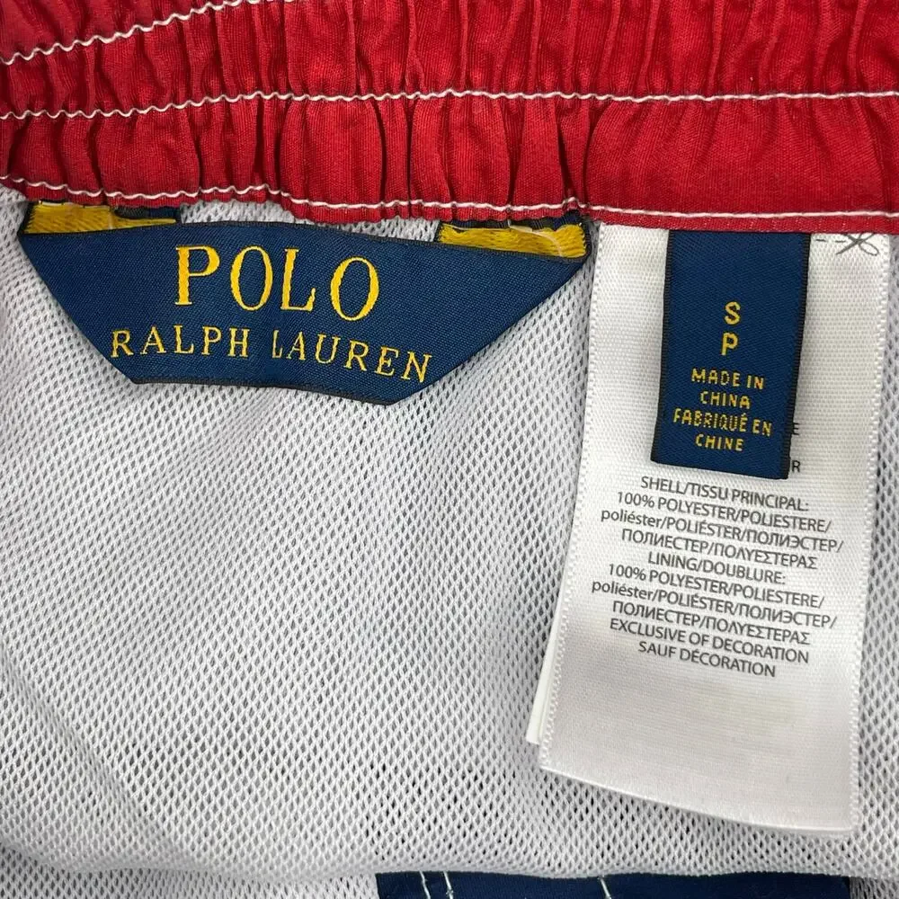POLO RALPH LAUREN Swim Trunks SZ Small Men's Traveler Shorts Board Tie Dye NWT
